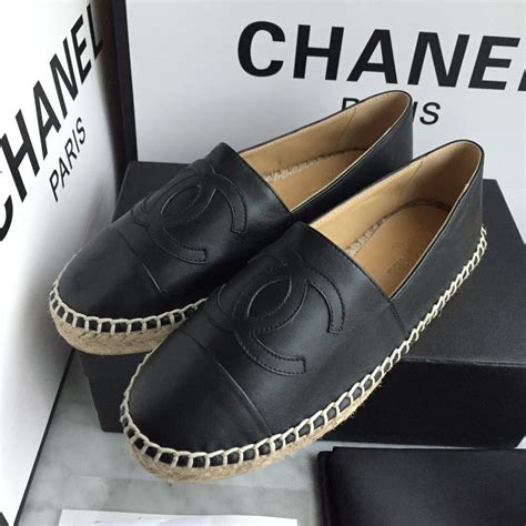 difference in replica chanel espadrille and original|chanel shoes reviews.